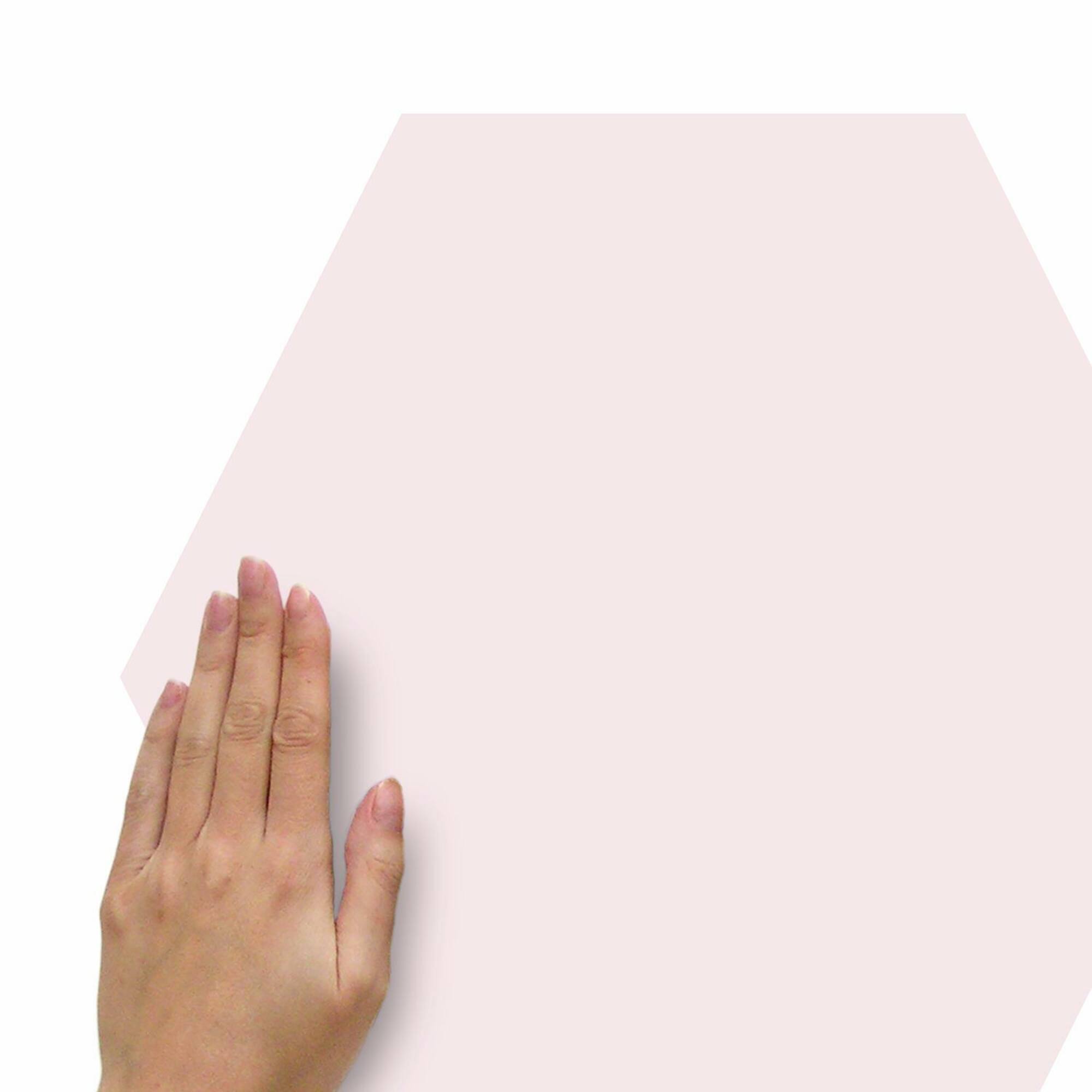 RoomMates Blush Beauty Dry Erase Hexagon Peel & Stick Decals